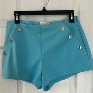 Ramy Brook High-Waisted Women's Bright Blue Shorts